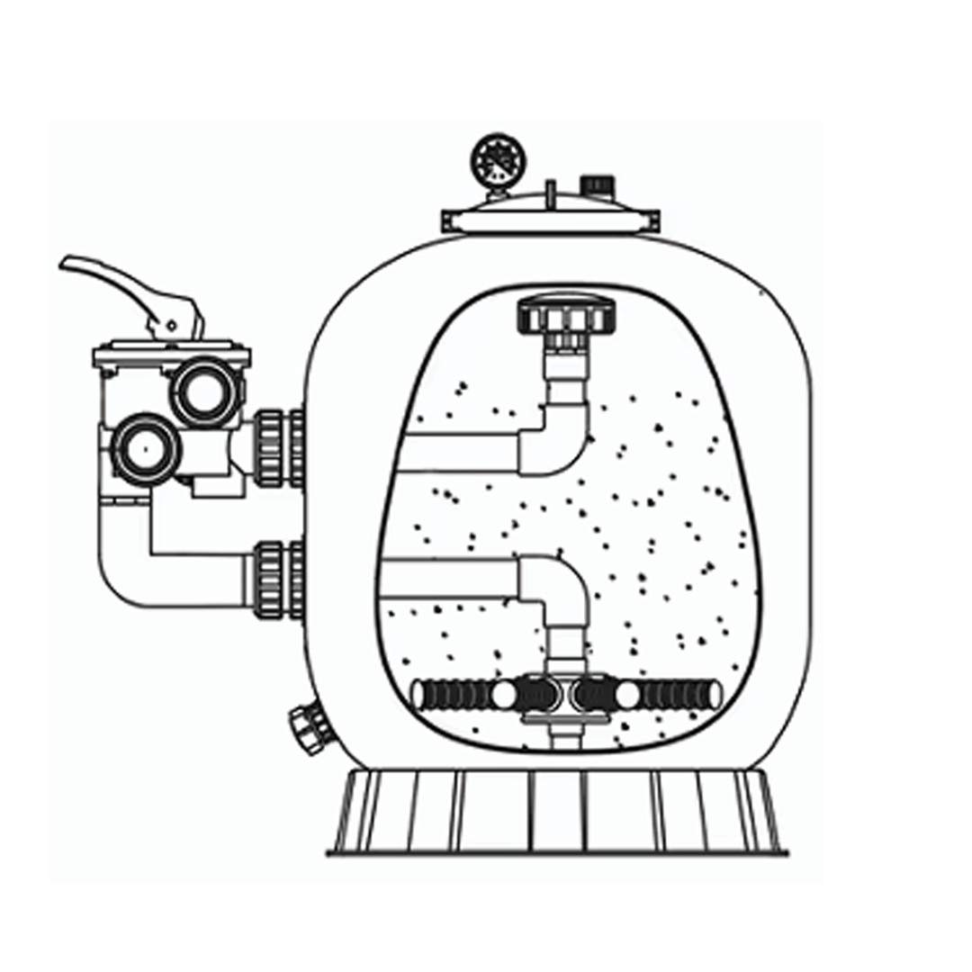 side mount sand filter