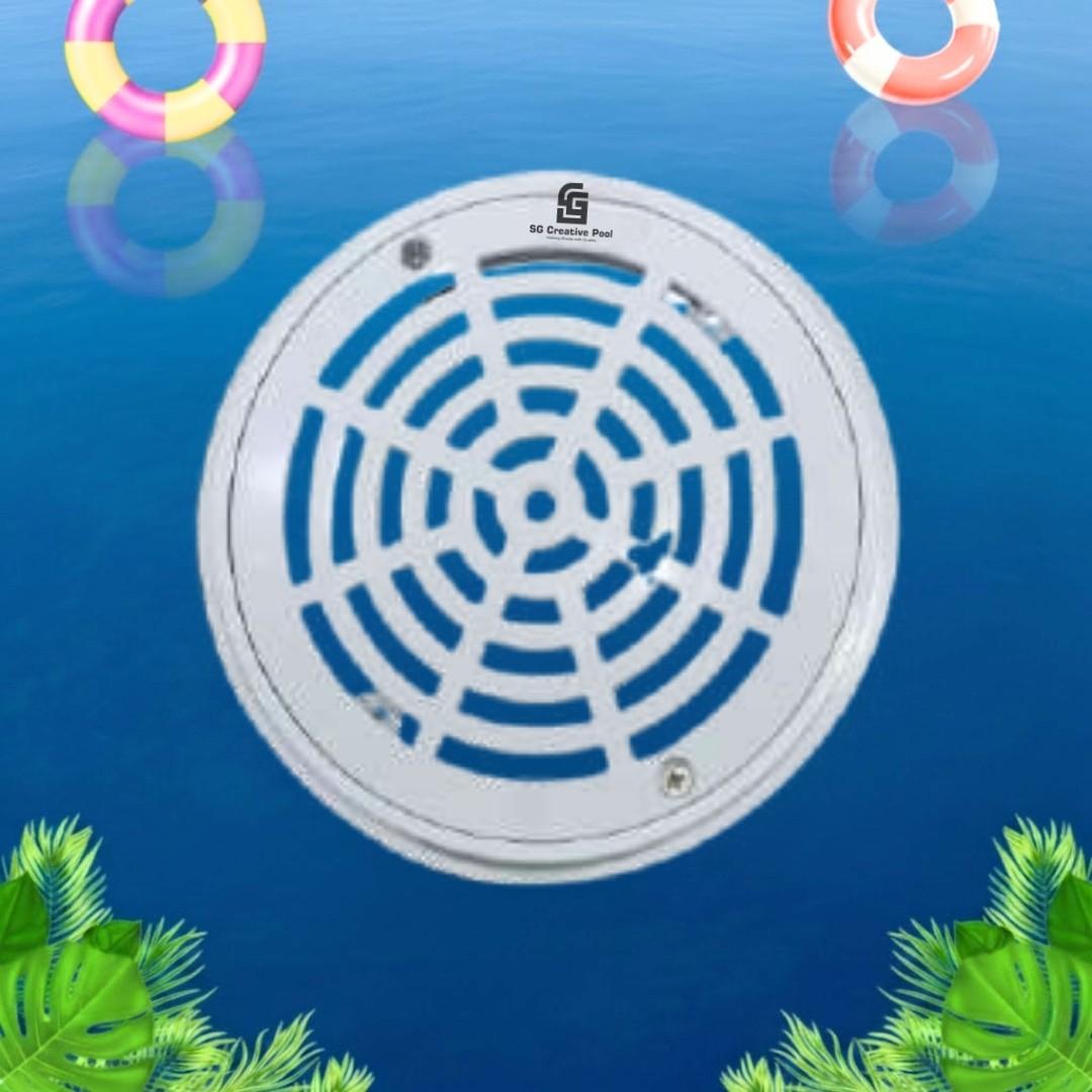 round main drain cover